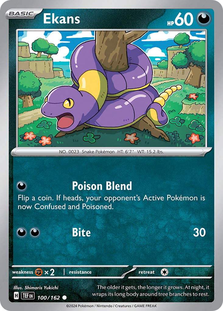 100/162 - Ekans - [Common] - Reverse Holo