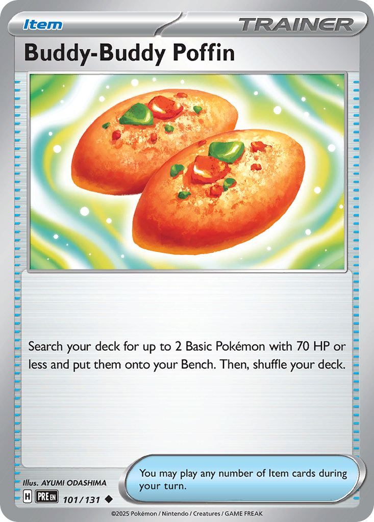 101/131 - Buddy-Buddy Poffin - [Uncommon] - Reverse Holo