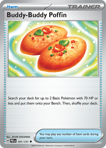 101/131 - Buddy-Buddy Poffin - [Uncommon] - Reverse Holo