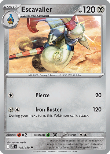 102/159 - Escavalier - [Uncommon]