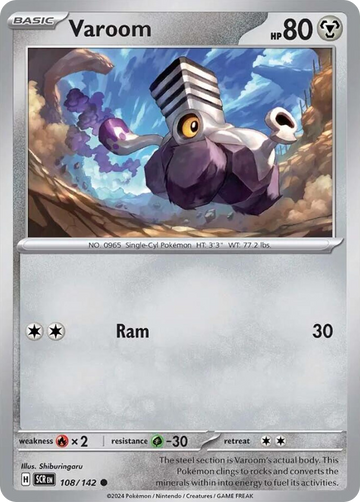 108/142 - Varoom - [Common] - Reverse Holo