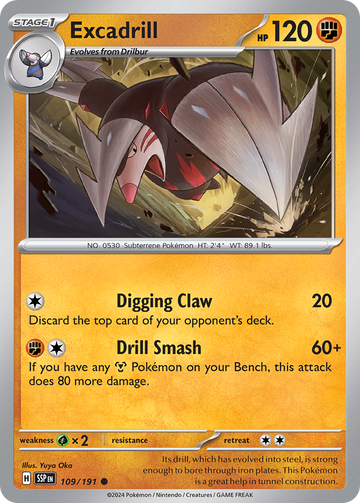 109/191 - Excadrill - [Common]