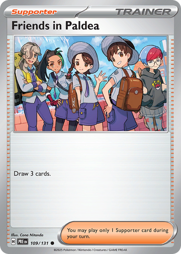109/131 - Friends in Paldea - [Common] - Poké Ball Holo