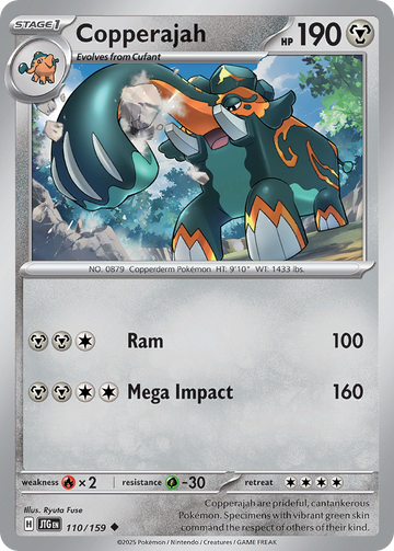 110/159 - Copperajah - [Uncommon] - Reverse Holo
