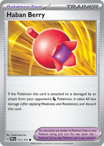 111/131 - Haban Berry - [Common] - Poké Ball Holo