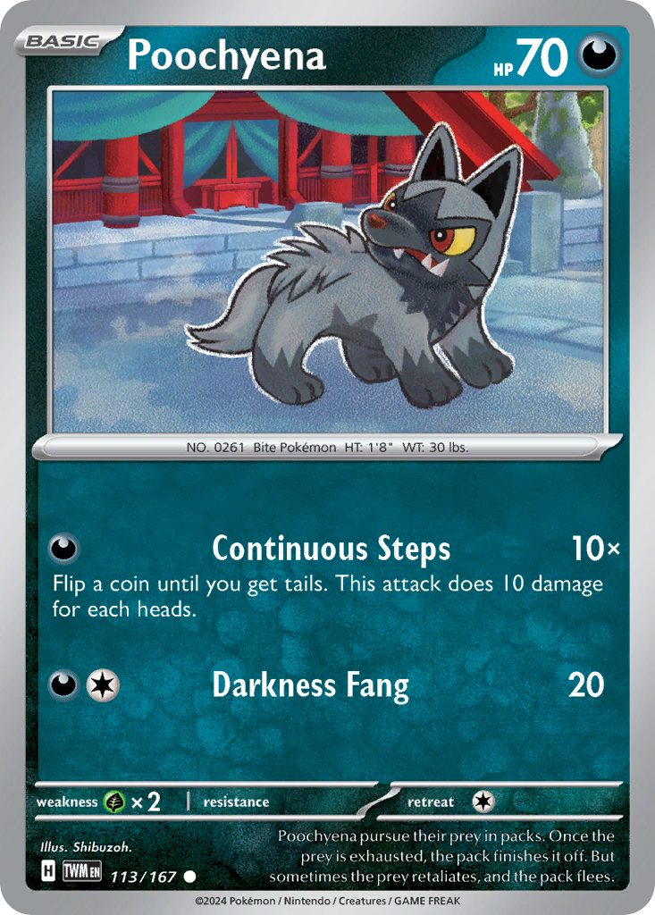 113/167 - Poochyena - [Common]