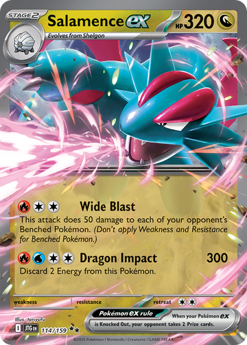 114/159 - Salamence ex - [Double Rare]
