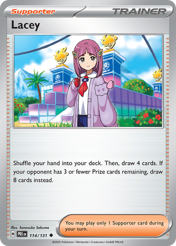 114/131 - Lacey - [Uncommon] - Poké Ball Holo