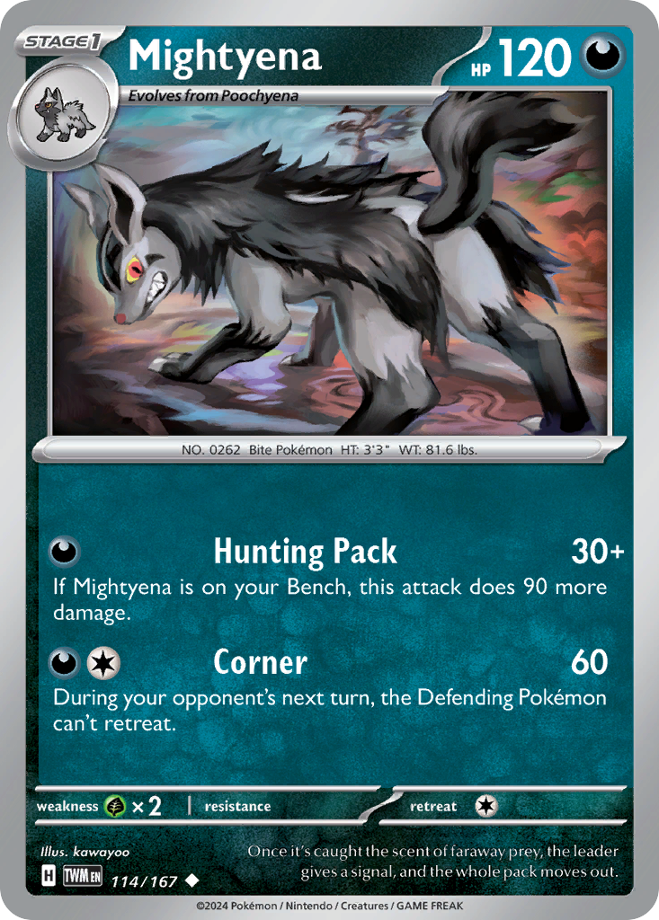 114/167 - Mightyena - [Uncommon]