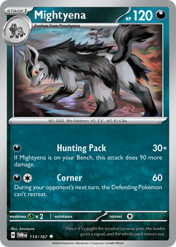 114/167 - Mightyena - [Uncommon]