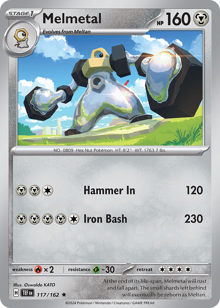 117/162 - Melmetal - [Rare] - Reverse Holo