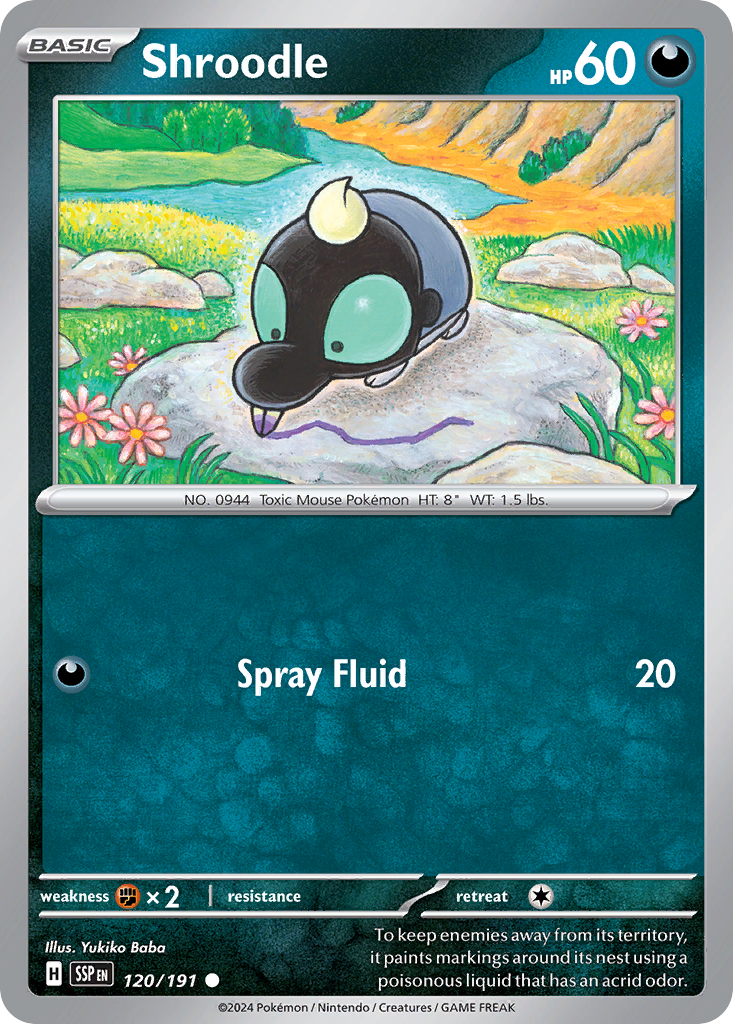 120/191 - Shroodle - [Common] - Reverse Holo