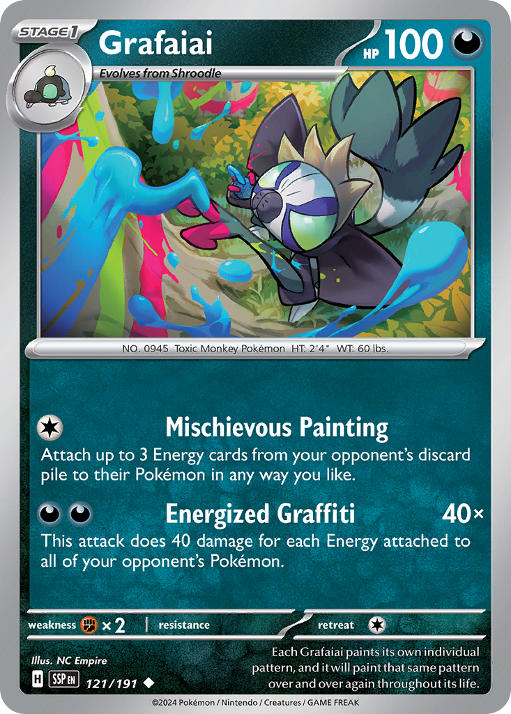 121/191 - Grafaiai - [Uncommon] - Reverse Holo