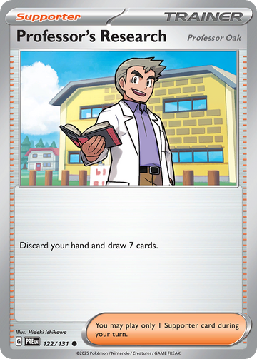 122/131 - Professor's Research - [Common] - Poké Ball Holo