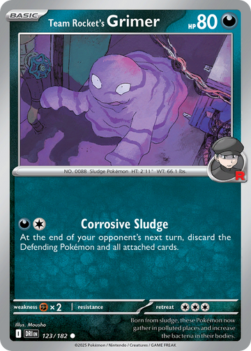 123/182 - Team Rocket's Grimer - [Common]