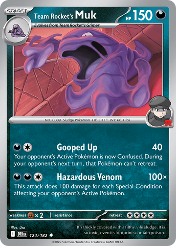 124/182 - Team Rocket's Muk - [Uncommon]