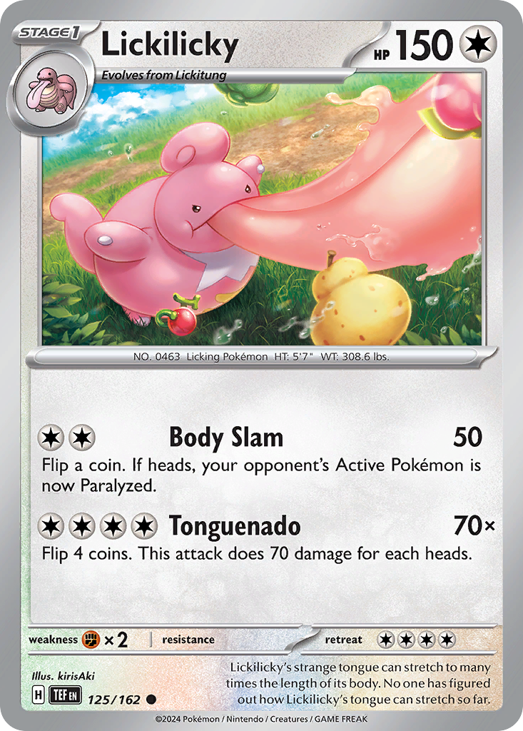 125/162 - Lickilicky - [Common] - Reverse Holo