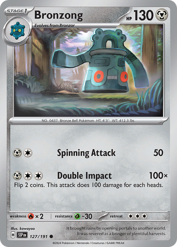 127/191 - Bronzong - [Common]