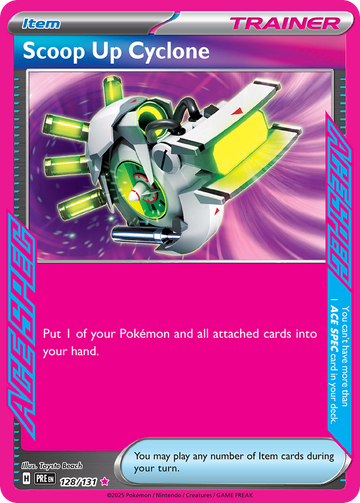128/131 - Scoop Up Cyclone - [ACE SPEC Rare]