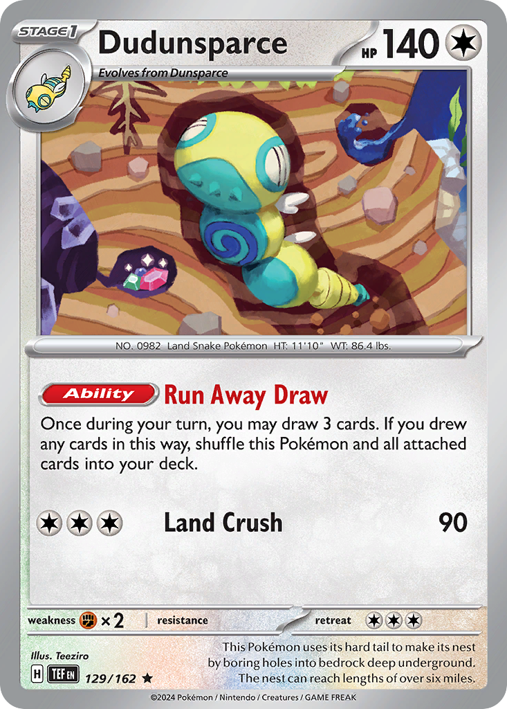 129/162 - Dudunsparce - [Rare]