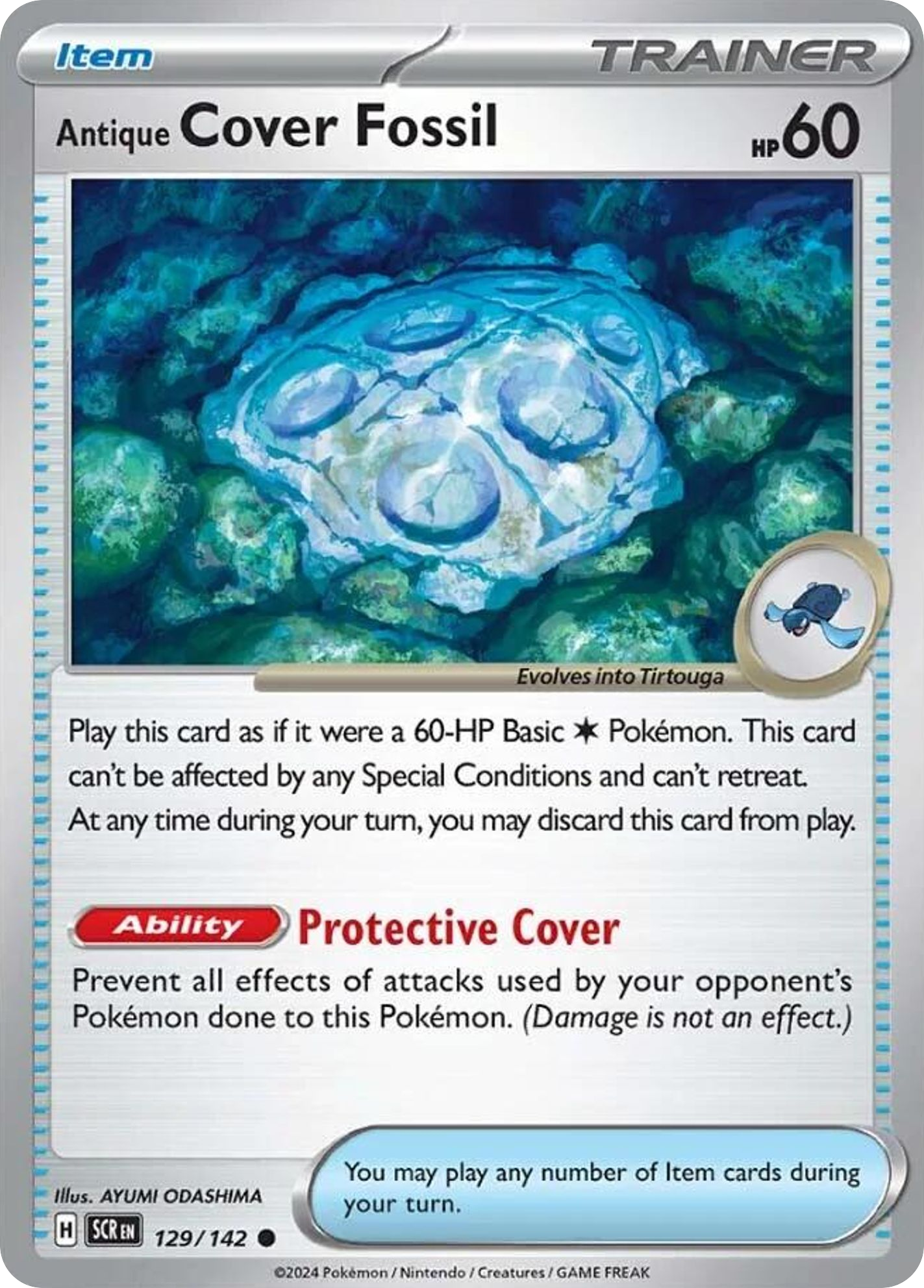 129/142 - Antique Cover Fossil - [Common]