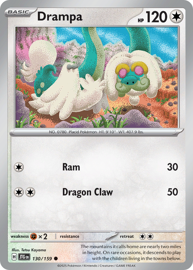 130/159 - Drampa - [Common] - Reverse Holo