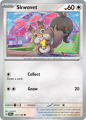 131/159 - Skwovet - [Common] - Reverse Holo