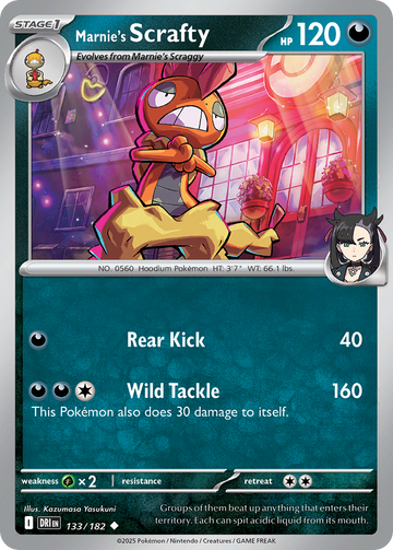 133/182 - Marnie's Scrafty - [Uncommon]
