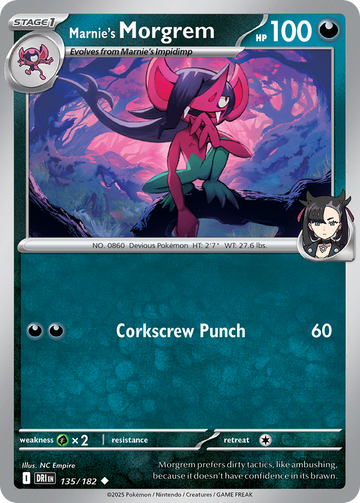135/182 - Marnie's Morgrem - [Uncommon]
