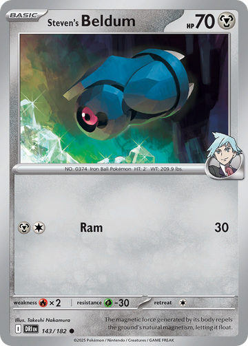 143/182 - Steven's Beldum - [Common] - Reverse Holo