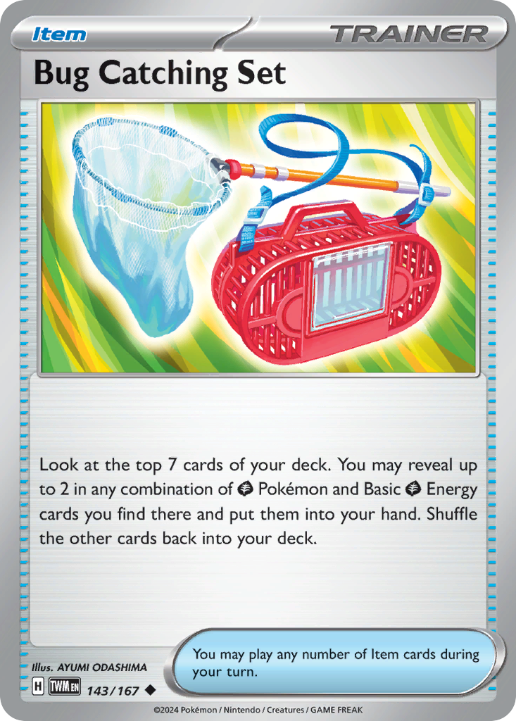 143/167 - Bug Catching Set - [Uncommon] - Reverse Holo