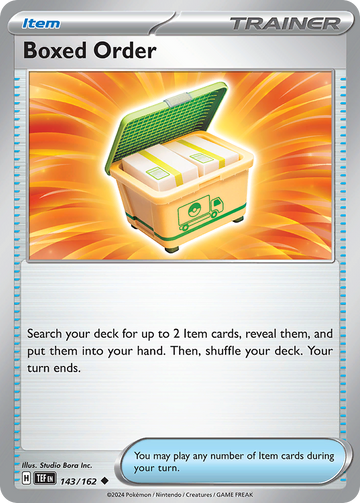 143/162 - Boxed Order - [Uncommon] - Reverse Holo