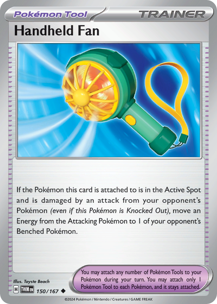 150/167 - Handheld Fan - [Uncommon] - Reverse Holo