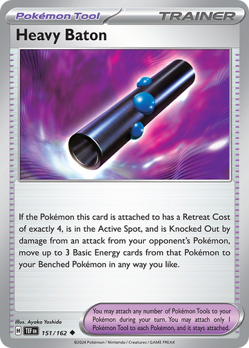 151/162 - Heavy Baton - [Uncommon] - Reverse Holo