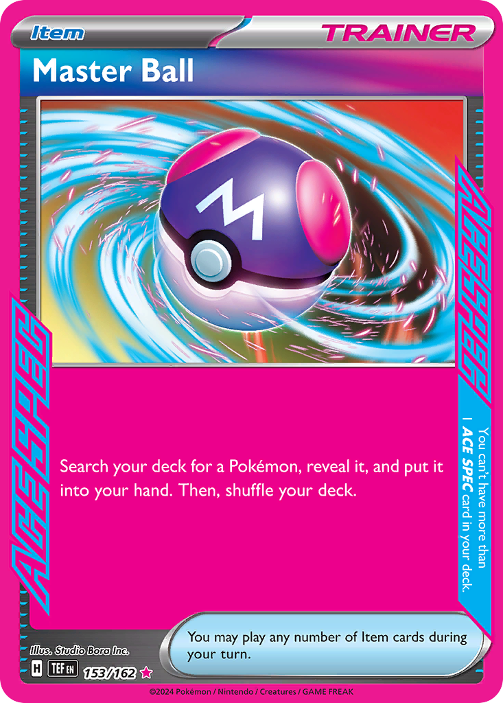 153/162 - Master Ball - [ACE SPEC Rare]
