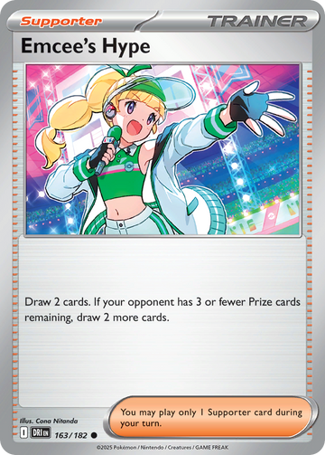 163/182 - Emcee's Hype - [Common] - Reverse Holo
