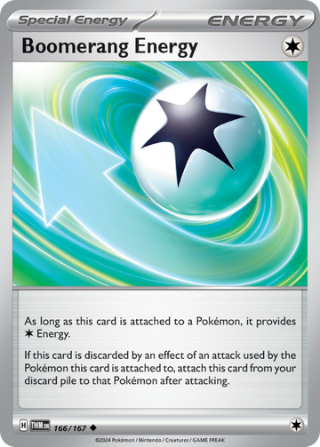 166/167 - Boomerang Energy - [Uncommon] - Reverse Holo