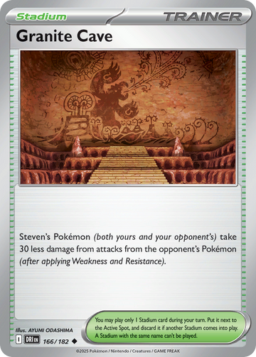 166/182 - Granite Cave - [Uncommon] - Reverse Holo