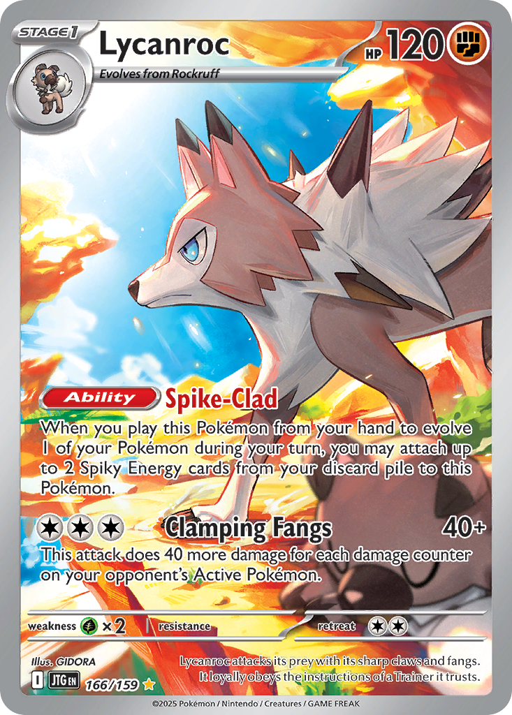 166/159 - Lycanroc - [Illustration Rare]