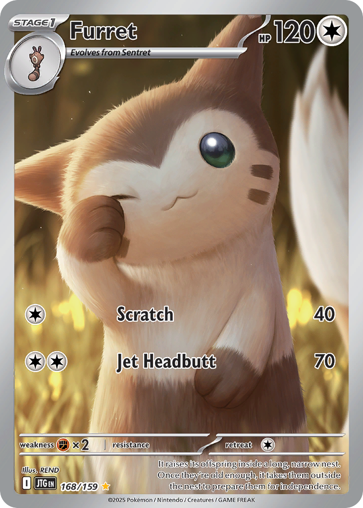 168/159 - Furret - [Illustration Rare]