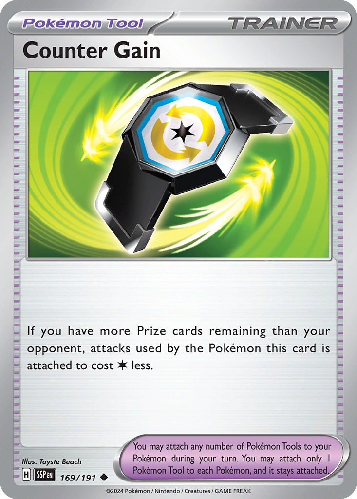 169/191 - Counter Gain - [Uncommon] - Reverse Holo