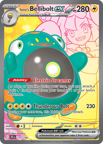 172/159 - Iono's Bellibolt ex - [Ultra Rare]