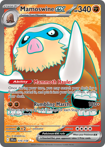 174/159 - Mamoswine ex - [Ultra Rare]