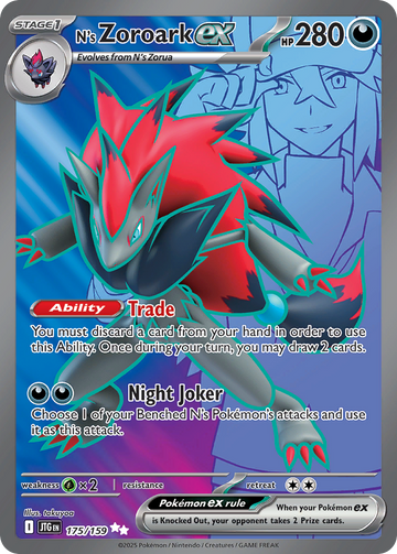 175/159 - N's Zoroark ex - [Ultra Rare]