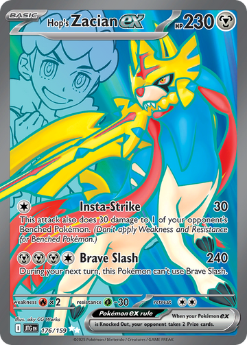 176/159 - Hop's Zacian ex - [Ultra Rare]