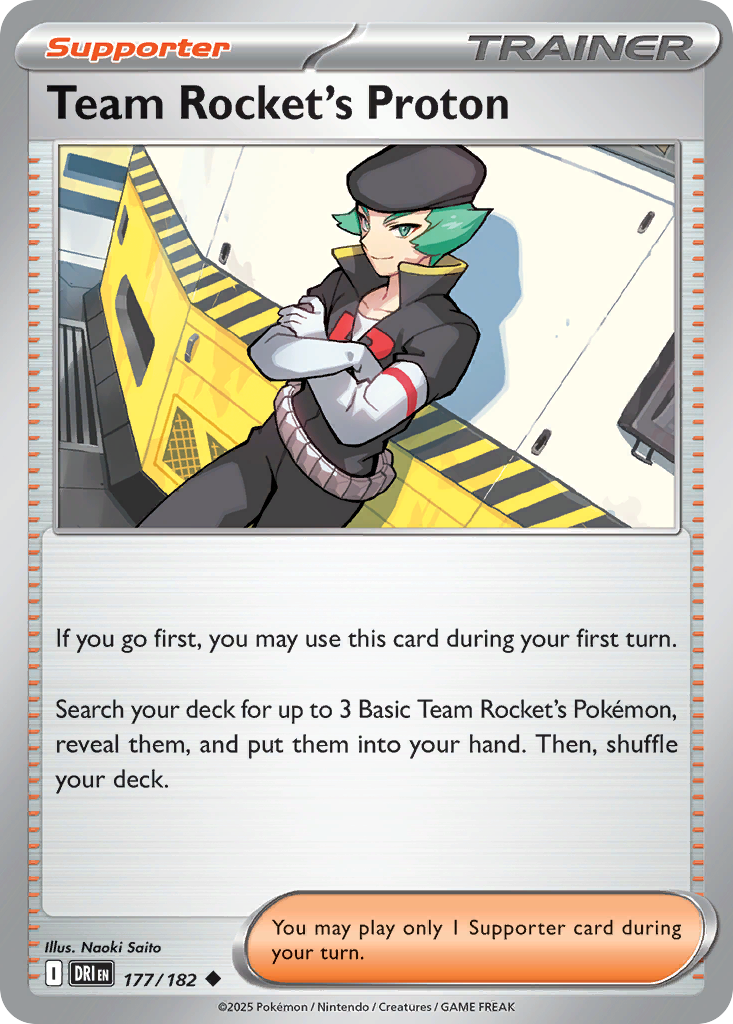 Losse Pokemonkaart 177/182 - Team Rocket's Proton - Destined Rivals - [Uncommon]
