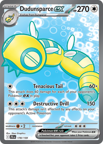 178/159 - Dudunsparce ex - [Ultra Rare]