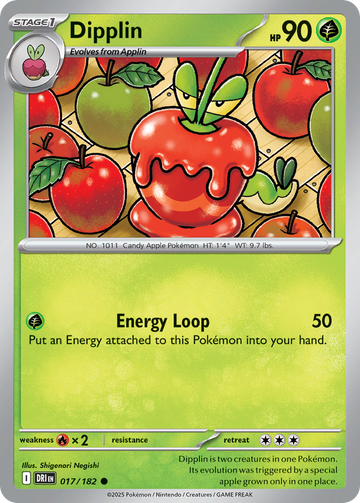 017/182 - Dipplin - [Common] - Reverse Holo