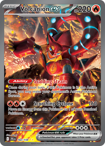 182/159 - Volcanion ex - [Special Illustration Rare]