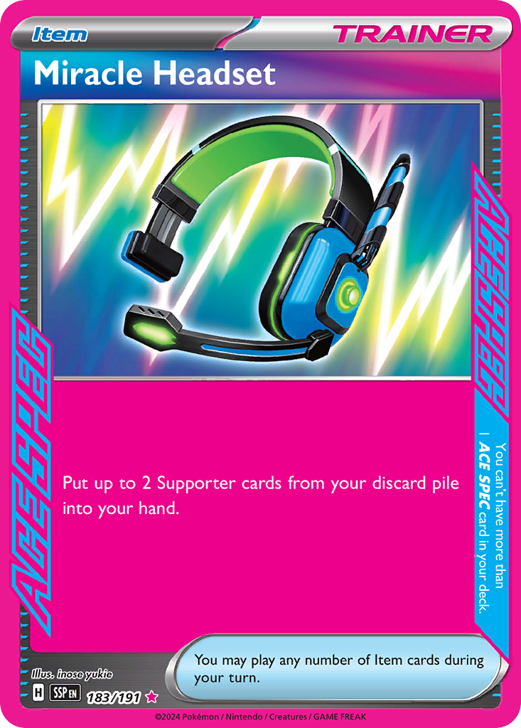 183/191 - Miracle Headset - [ACE SPEC Rare]